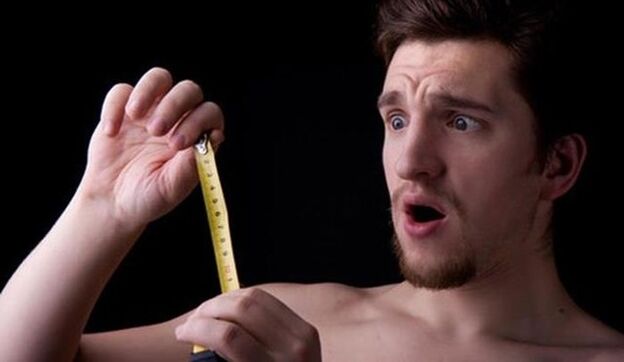 small penis size percentimeter